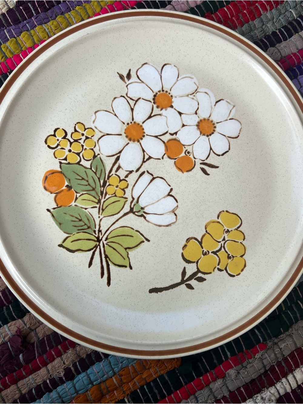 Floral Expressions Hearthside Summertime Dinner Plates Set of 2 Japan Vintage - Picture 6 of 8